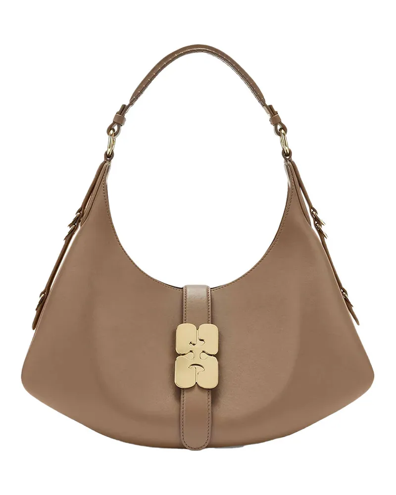 Ganni Kat Small Butter Braun