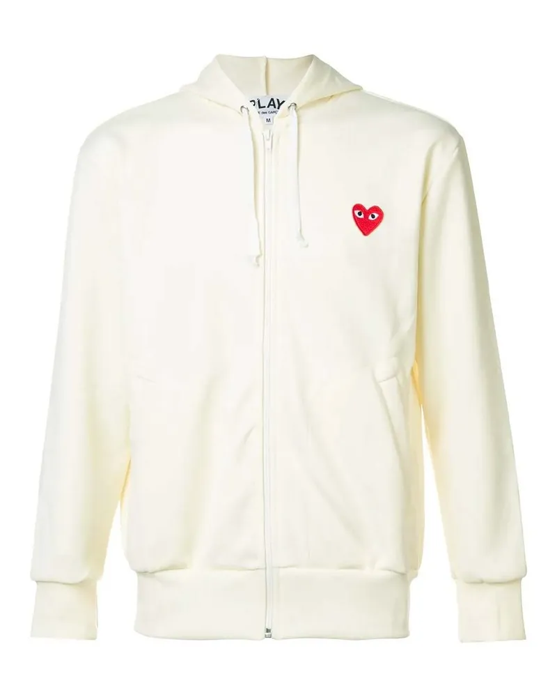 Comme des Garçons Felpa Con Cappuccio Beige