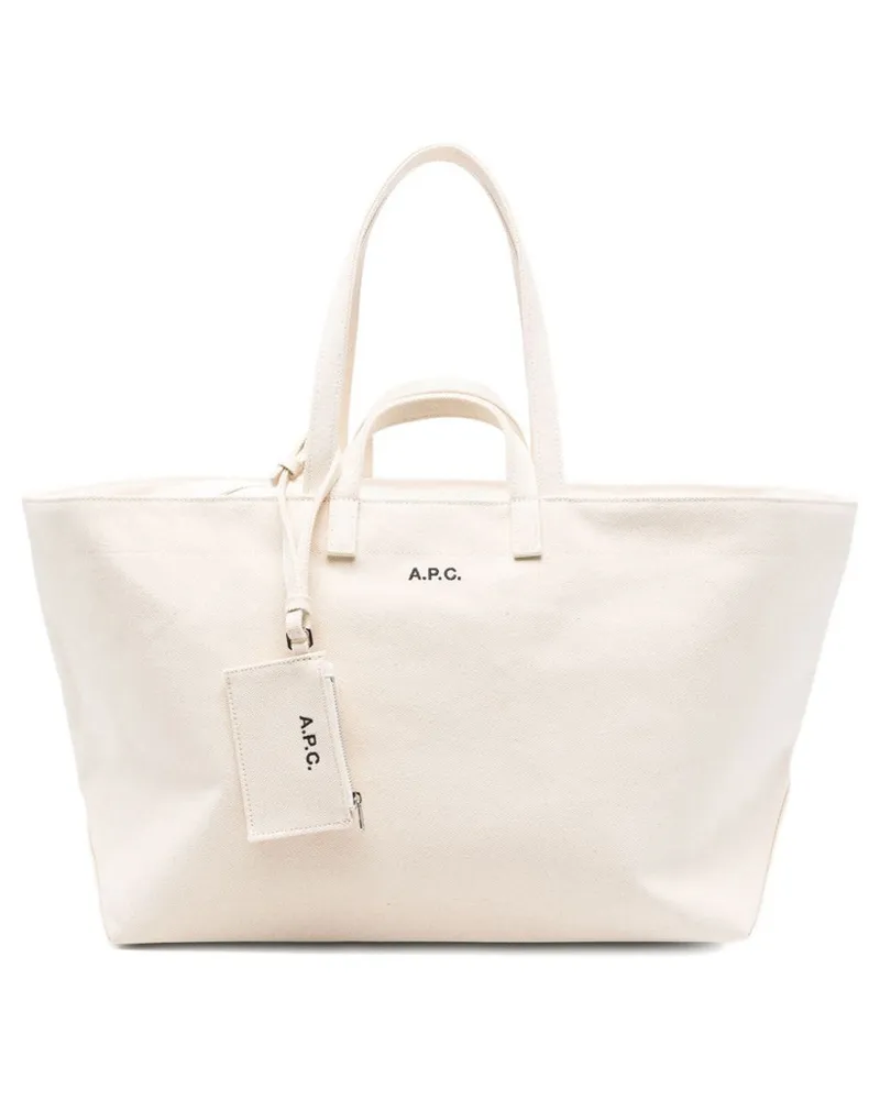 A.P.C. le Drummer Toile Ecru Beige