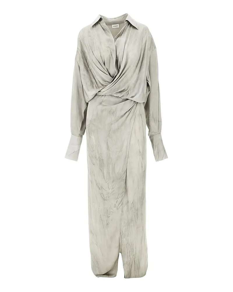 ANDAMANE Paloma - Maxi Shirt Dress Grau