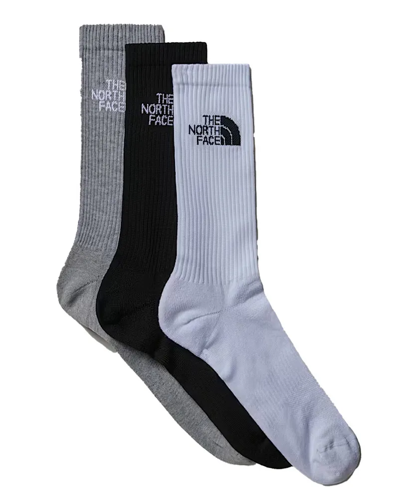 The North Face Multi Sport Cush Crew Sock 3p Multi Rot