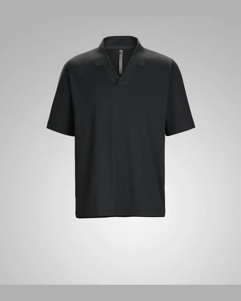 Arc'teryx Veilance Metron ss Polo Shirt m Schwarz