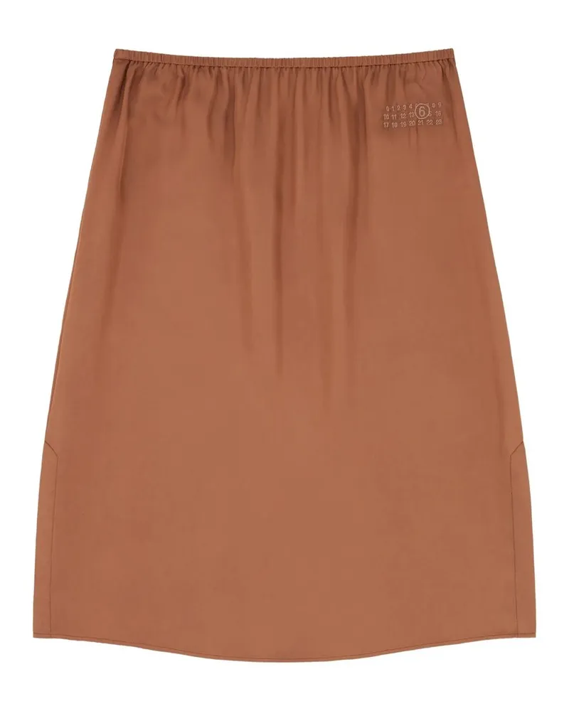 Maison Margiela Midi Skirt Braun