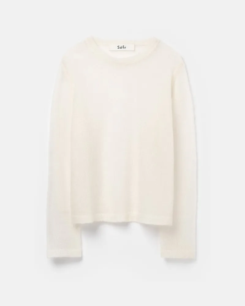 Séfr Les Sweater Weiß