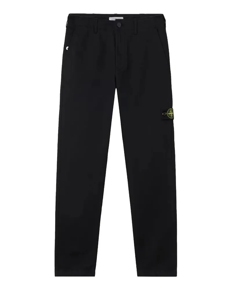 Stone Island Pantalone Regular Schwarz