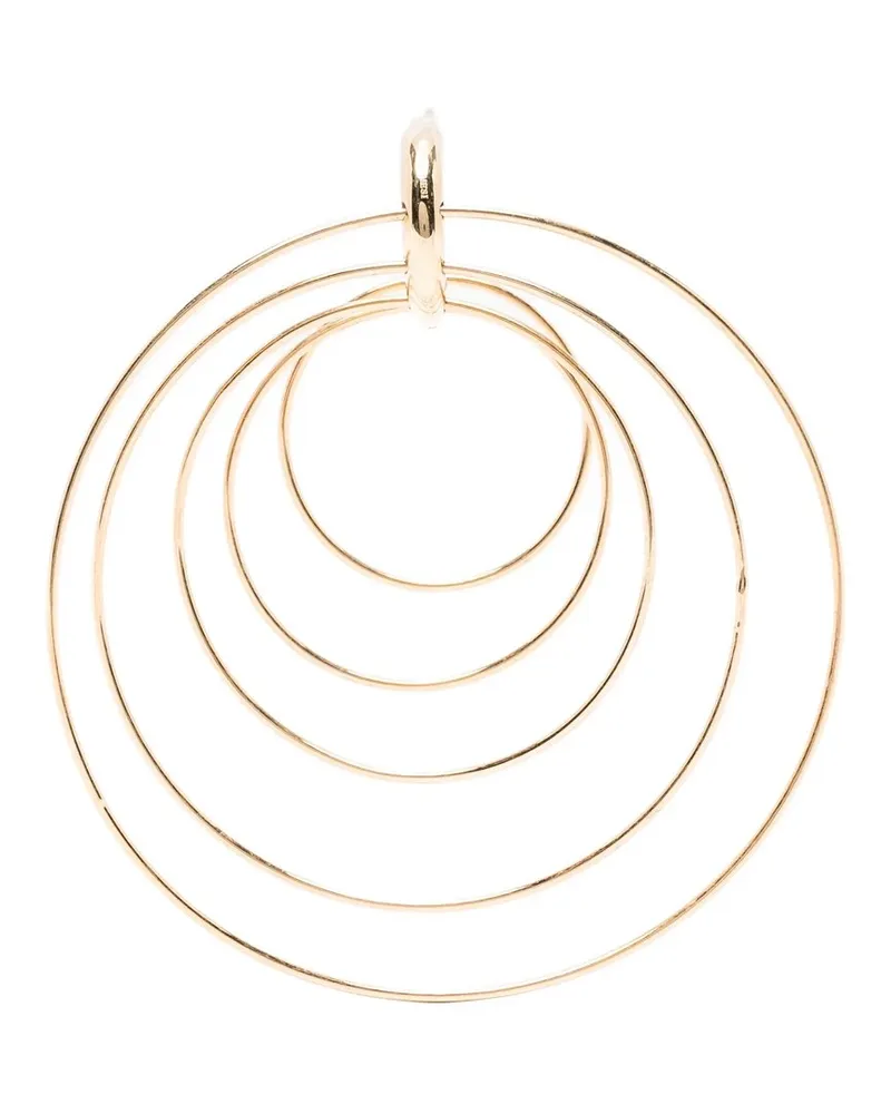 PANCONESI Pierced Serpent Hoops Large Gold