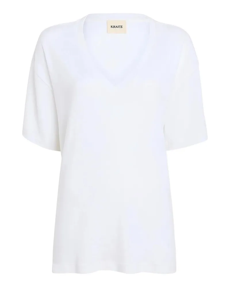 KHAITE Linda Tshirt Weiß