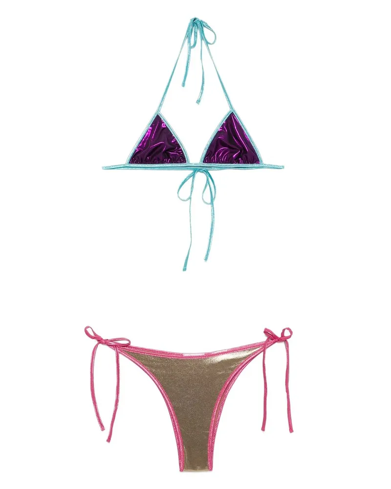 Oséree Metallic Triangle Set Mehrfarbig