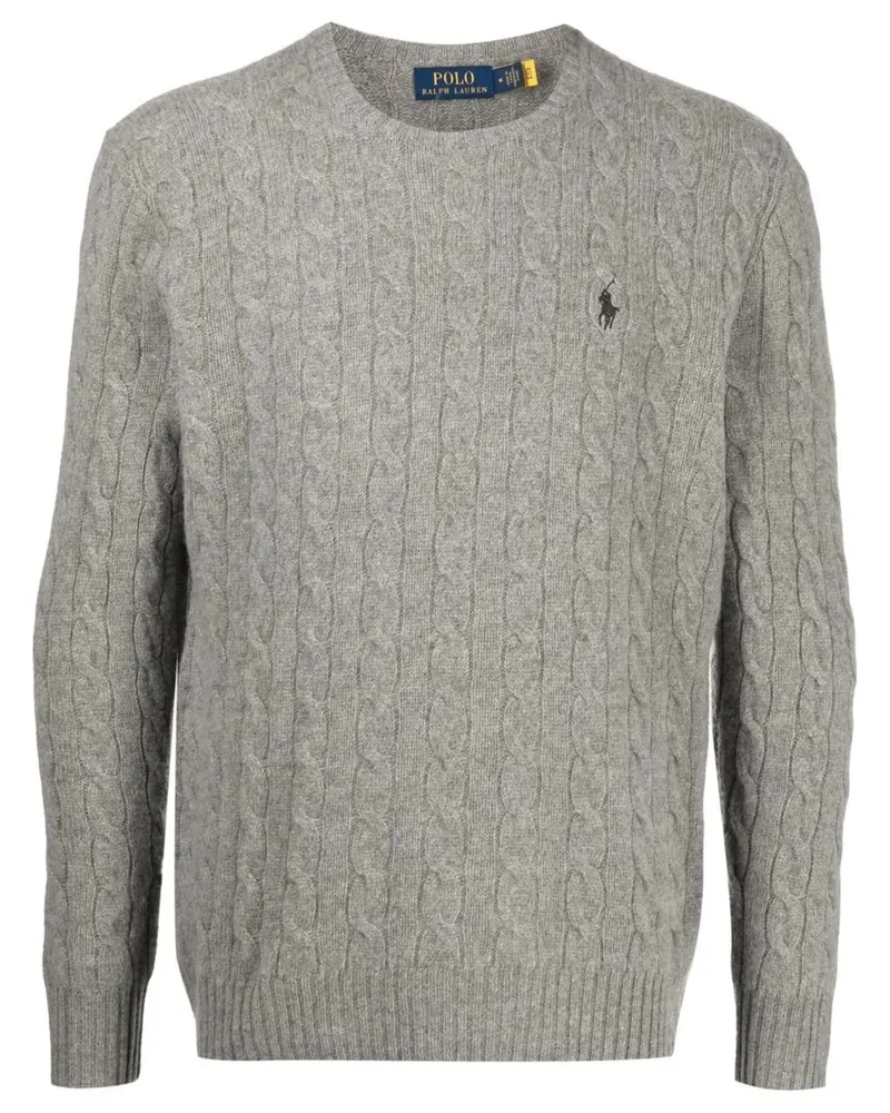 Ralph Lauren Lscablecnpp Long Sleeve Grau