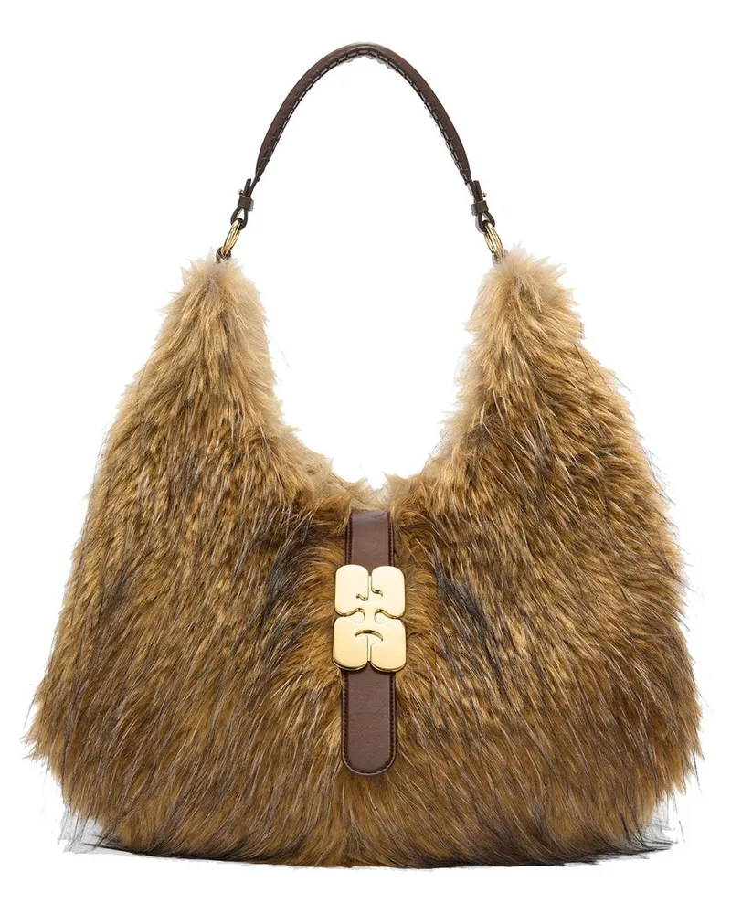 Ganni Kat Large Coyote Braun