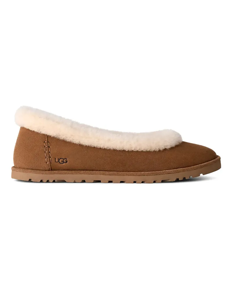 UGG w Zora Ballet Flat 1178111 Braun