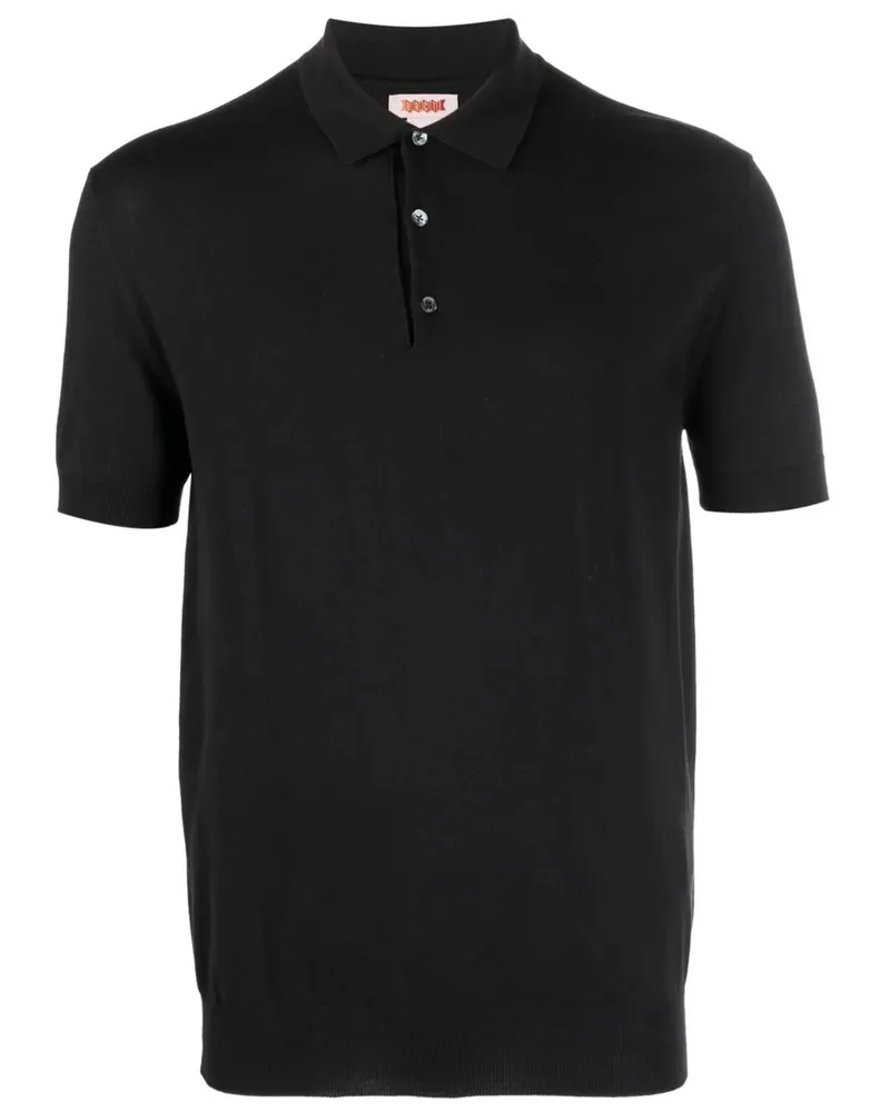 Baracuta ss Polo Knit Schwarz