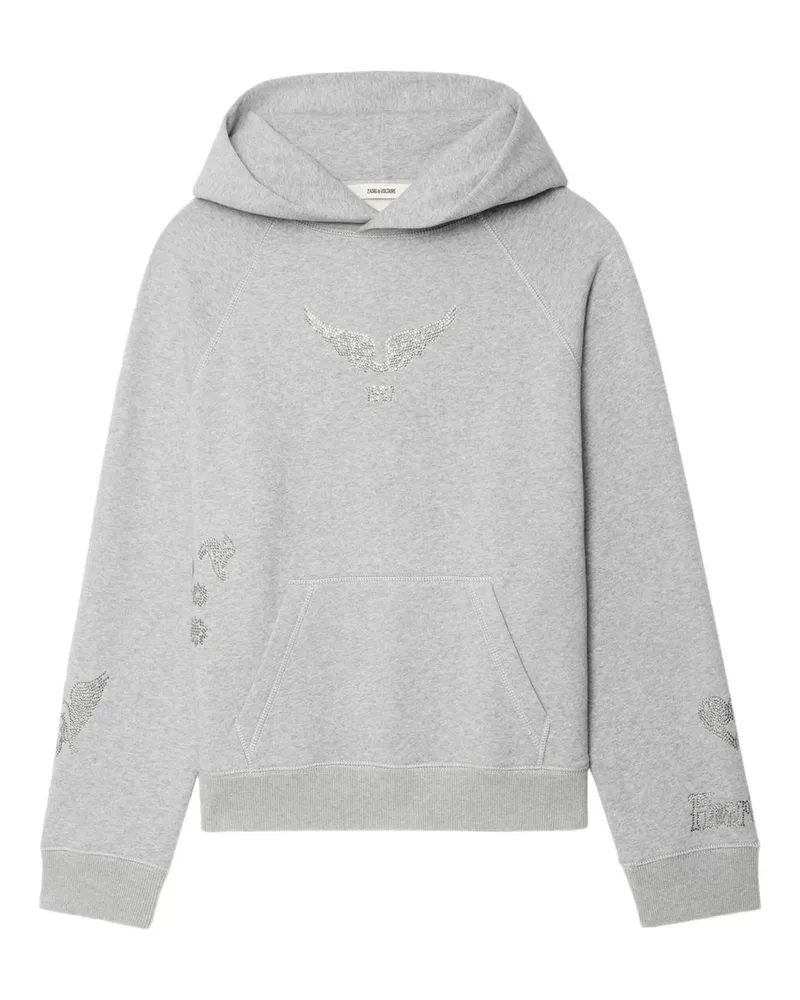 Zadig & Voltaire Georgy mo Multicusto Strass Grau