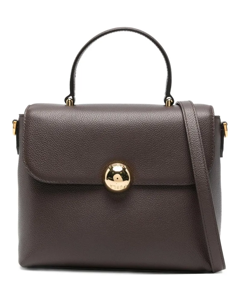 Furla Moonlight s Top Handle Braun