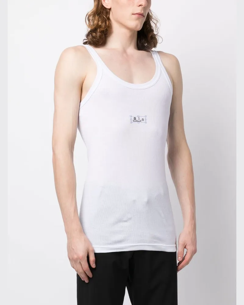 Random Identities Logo Rib Tanktop Js8522fbjc004 Weiß