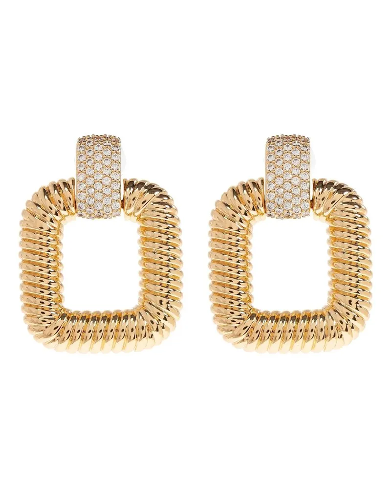 Self-Portrait Gold Knocker Earrings Gold