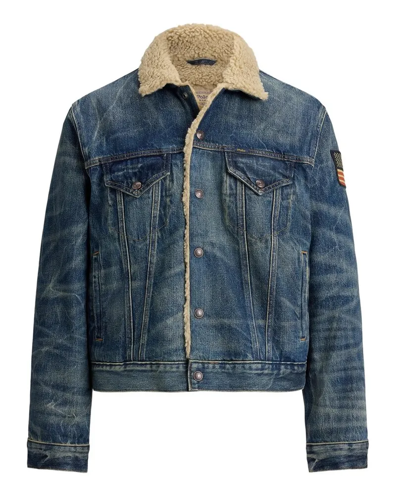Ralph Lauren Trucker Jacket Blau