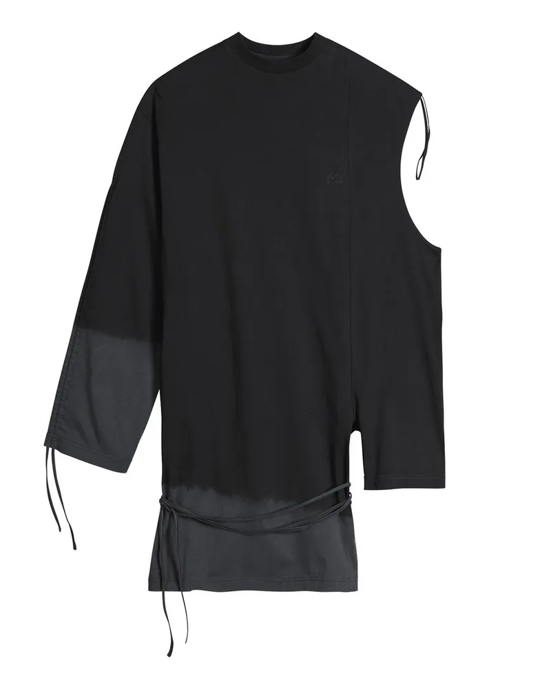 Y-3 Drape Tee Nero Schwarz