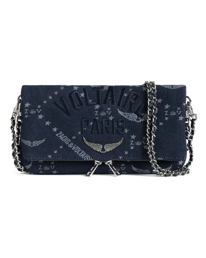 Zadig & Voltaire Rock Denim Monogram Blau