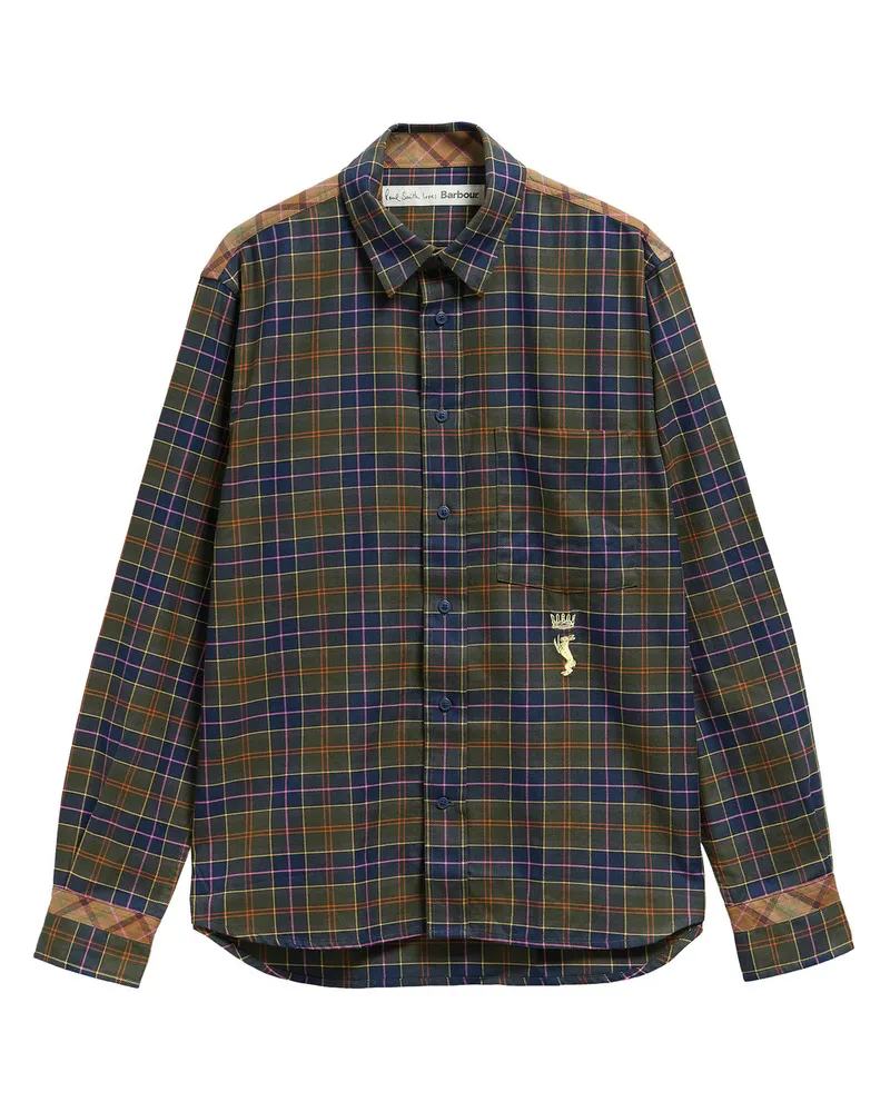 Barbour ba x Paul Smith Tartan sh Fw26 Shirt Mehrfarbig