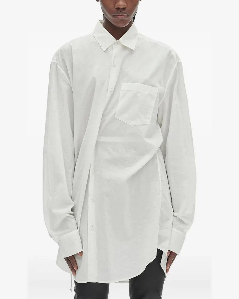 Ann Demeulemeester Elisabeth Long High Comfort Shirt Weiß