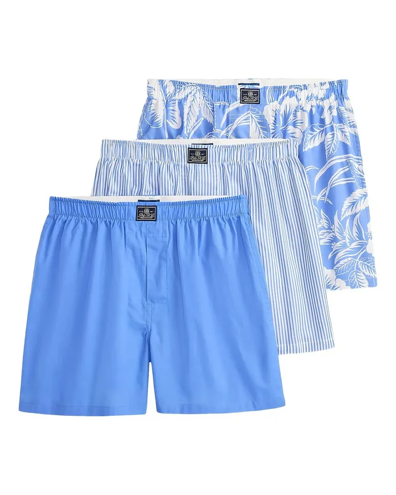 Ralph Lauren 3 Pack Boxer Blau