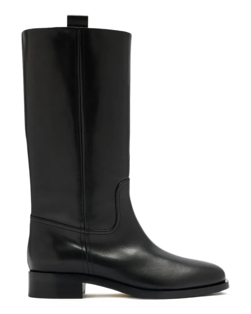 aeyde Theo Calf Leather Black Schwarz
