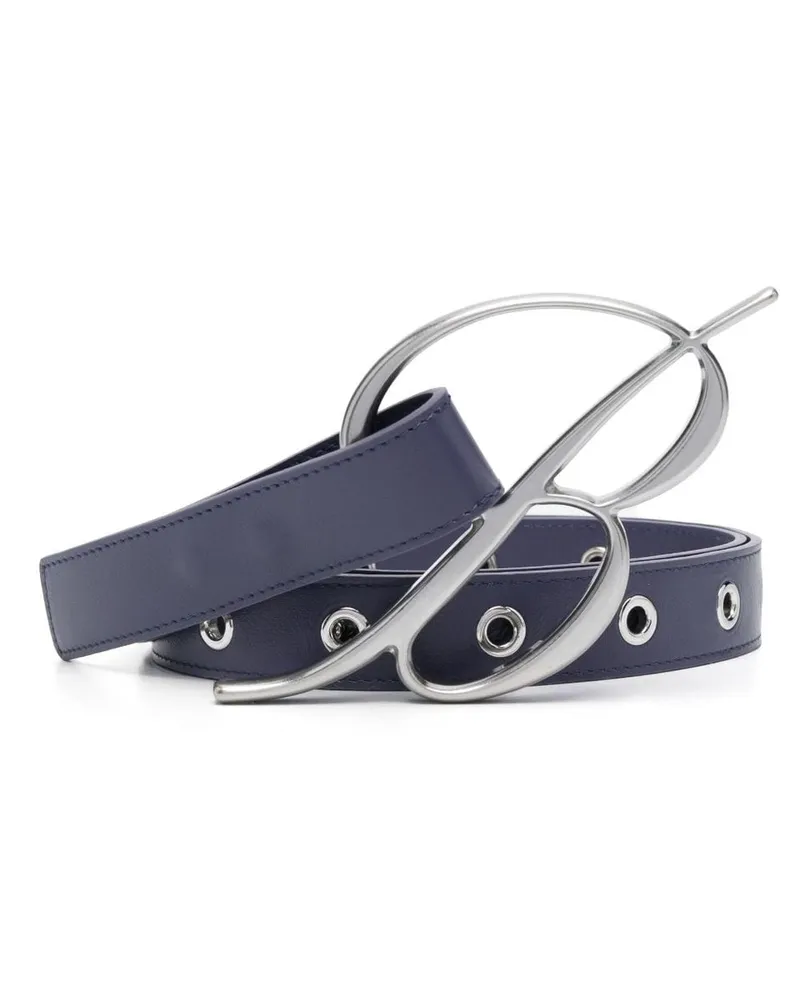 Blumarine Ledergürtel Violett