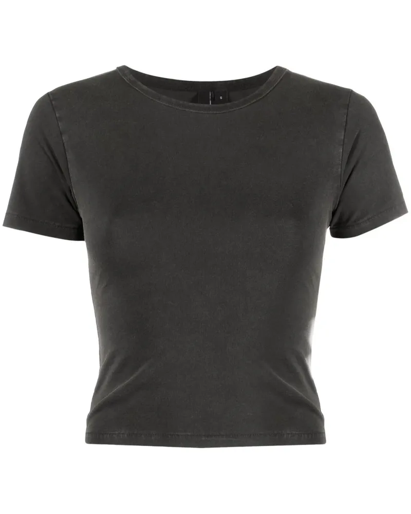 Entire Studios Micro Tee Washed Black Schwarz