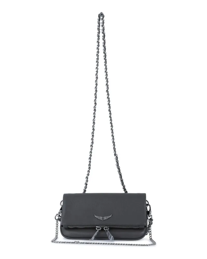 Zadig & Voltaire Rock Nano Grained Leather Schwarz