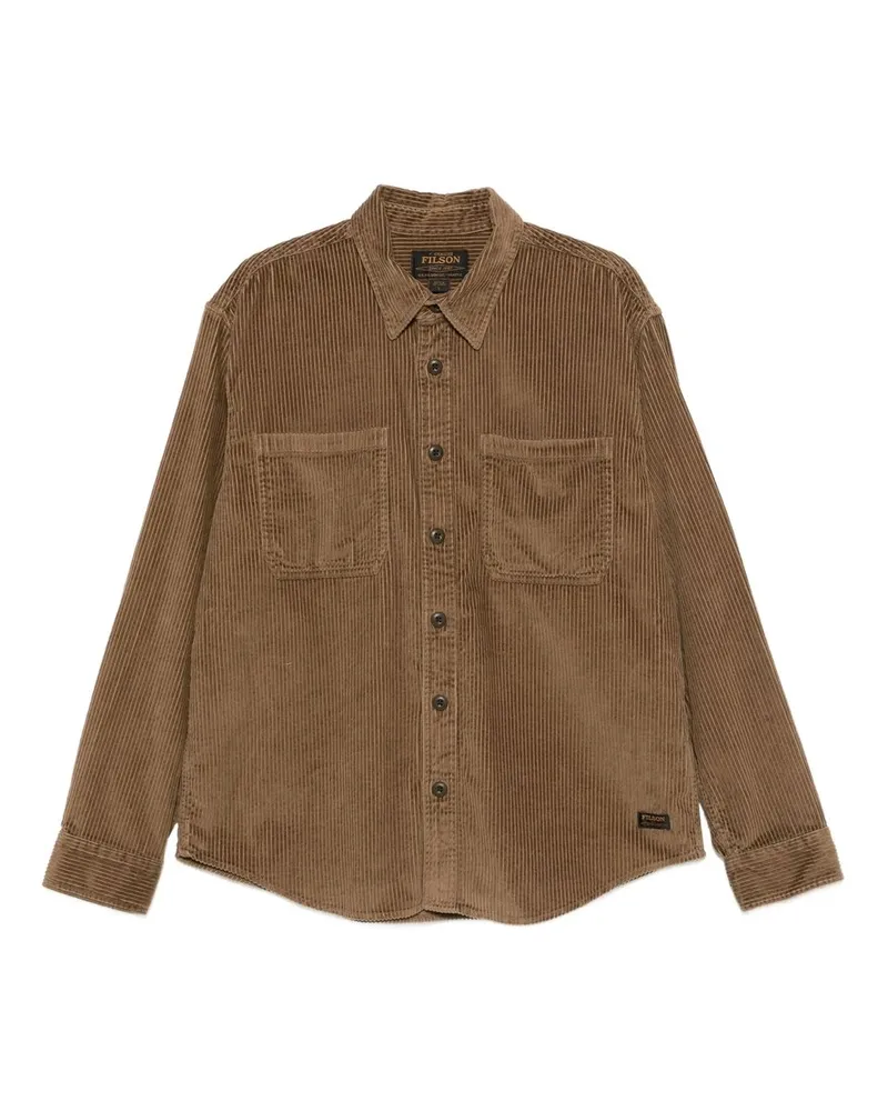 Filson 6-wale Corduroy Shirt Braun