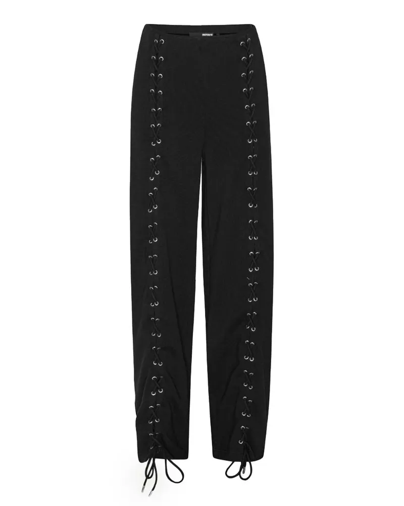 ROTATE Birger Christensen Lacing Sweatpants Schwarz