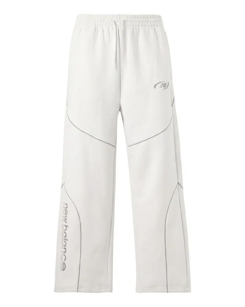 New Balance Trackside Fleece Pant Grigio Grau