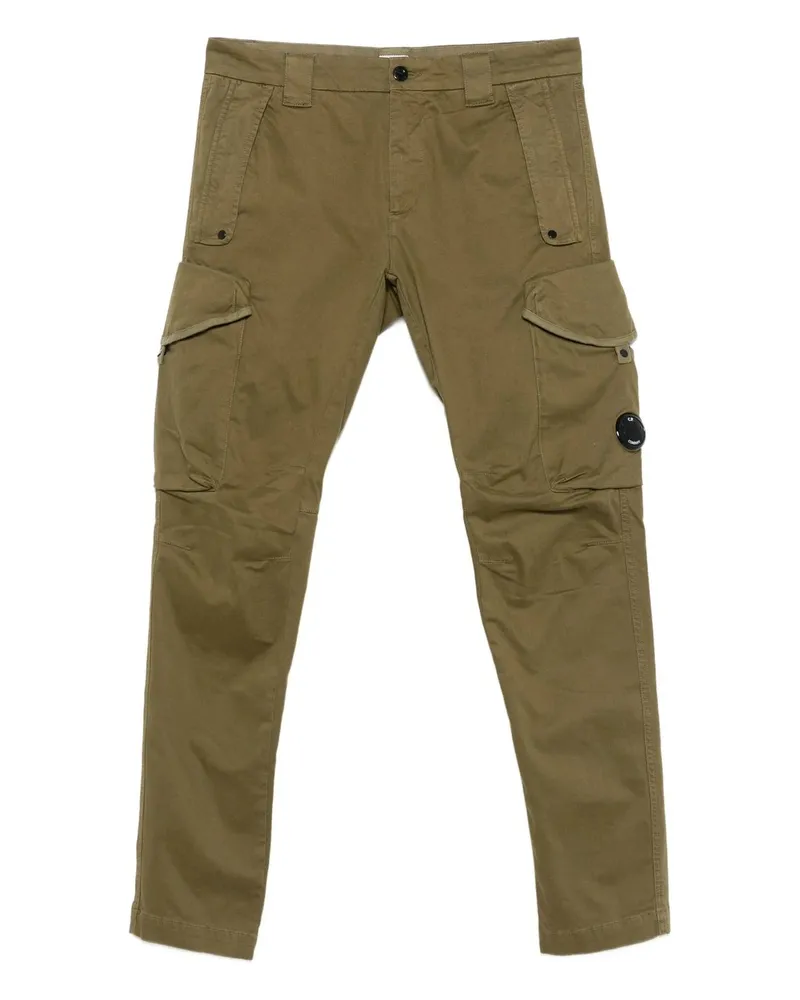 C.P. Company Cargo Pant in Stretch Satin Grün