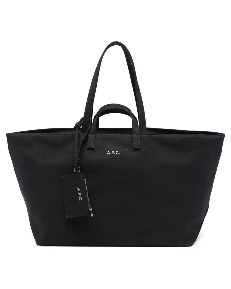 A.P.C. le Drummer Toile Schwarz