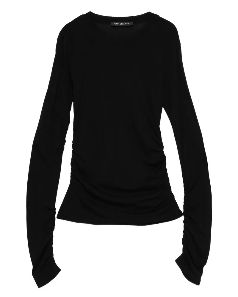 Our Legacy Strain Slim Longsleeve Schwarz