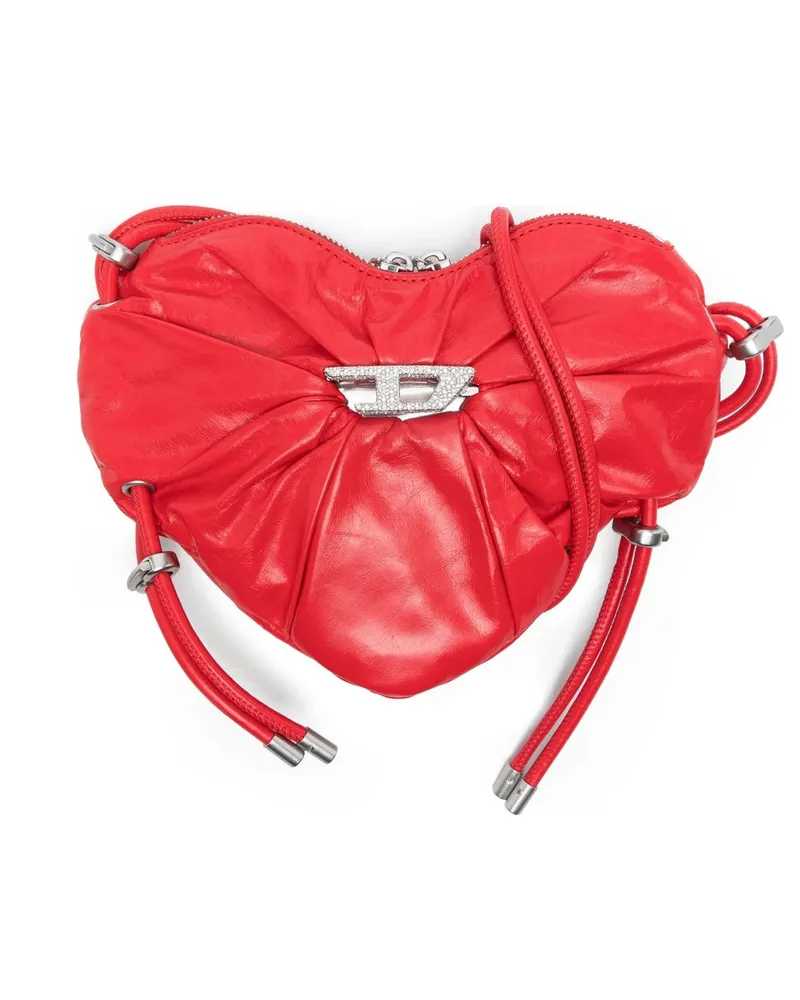 Diesel Scrunch-d Scrunch-d Heart Shoulder Bag Rot