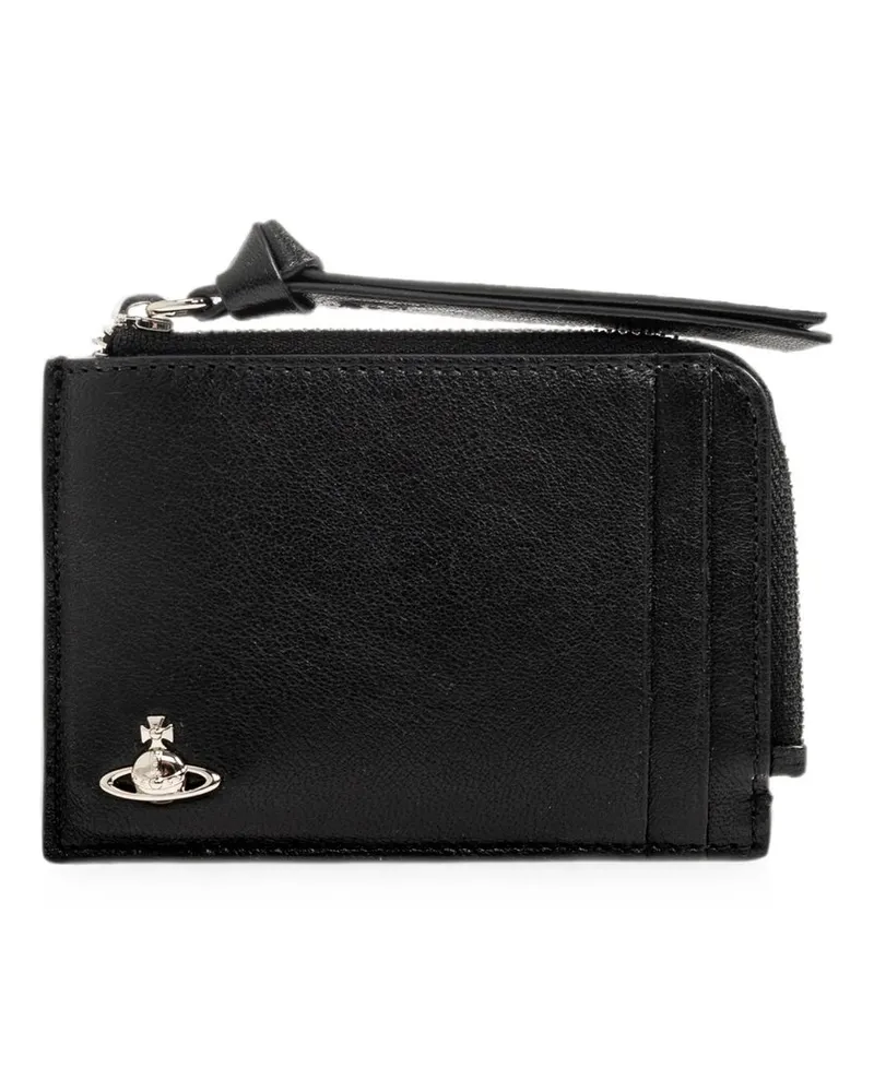 Vivienne Westwood Card Holder With Zip Schwarz
