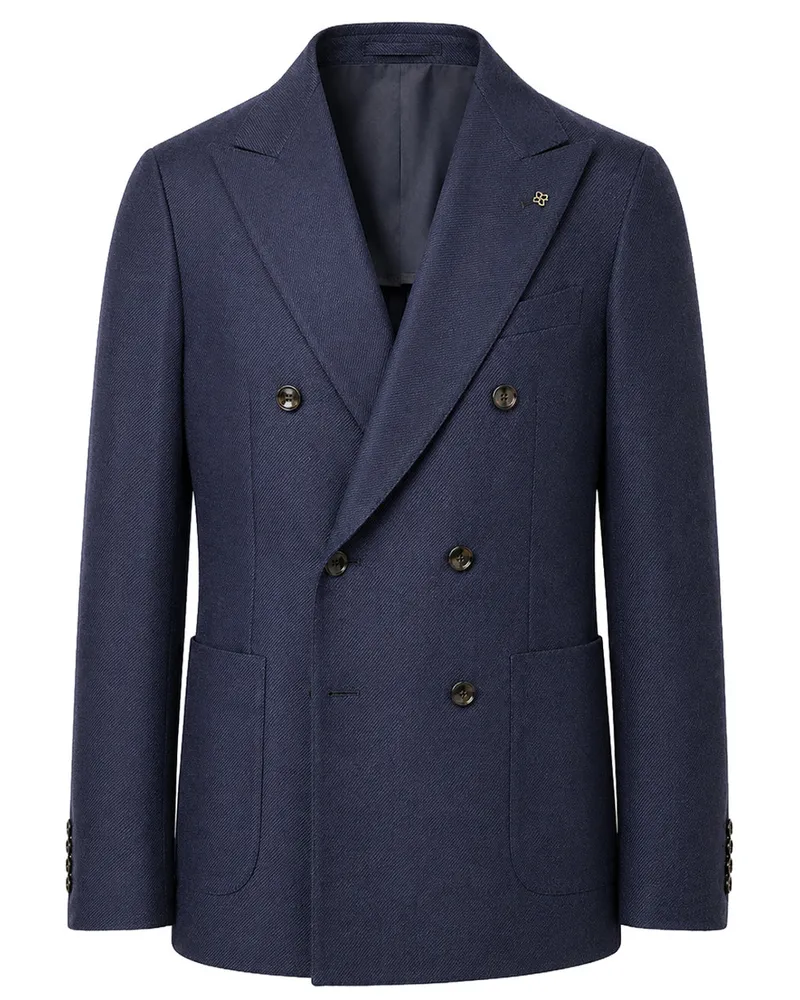 Tagliatore Giacca Uomo 100% Seta 1svs20k.pe.440044u Blau