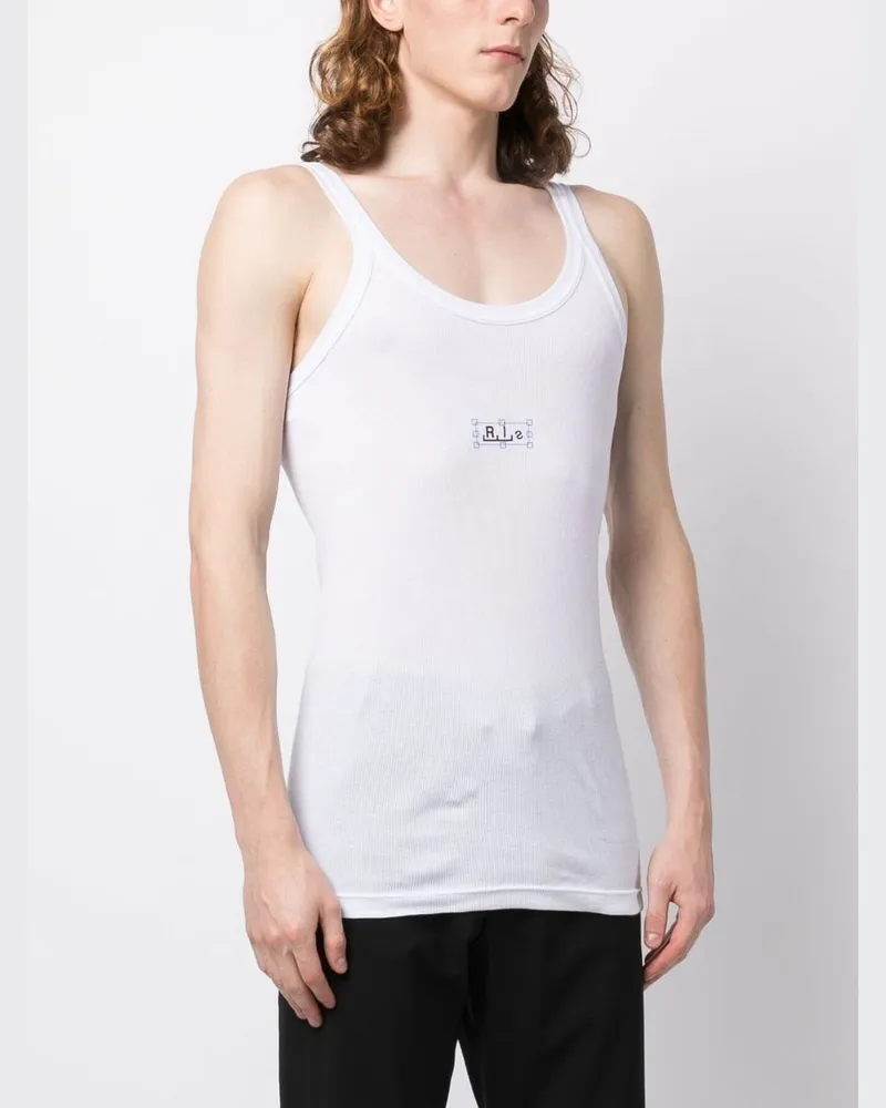 Random Identities Logo Rib Tanktop Js8522fbjc004 Weiß