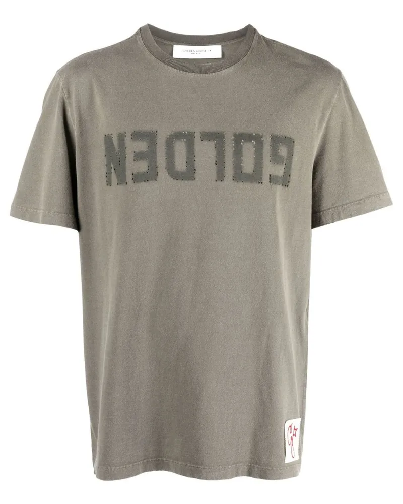 Golden Goose Goldene M`s Regular T-Shirt Gmp01220p00067135479 Grün