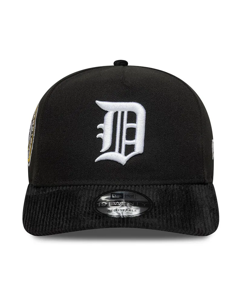 New Era 19twenty Ccoperstown Corduroy Det Tigers 60758934 Schwarz