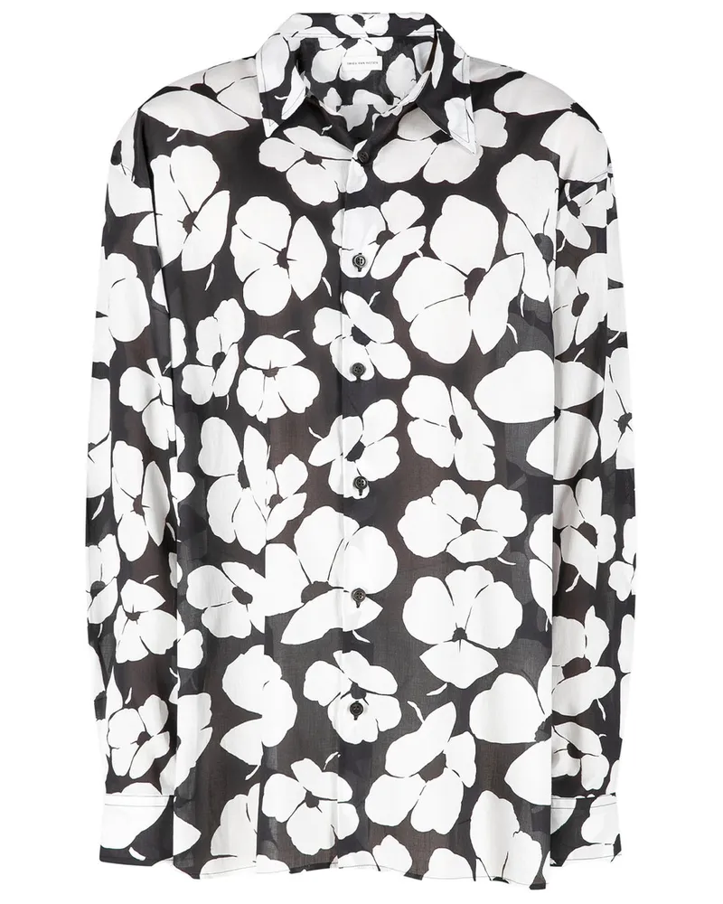 Dries van Noten Croom 3069 M.w.shirt 020732.3069 Schwarz