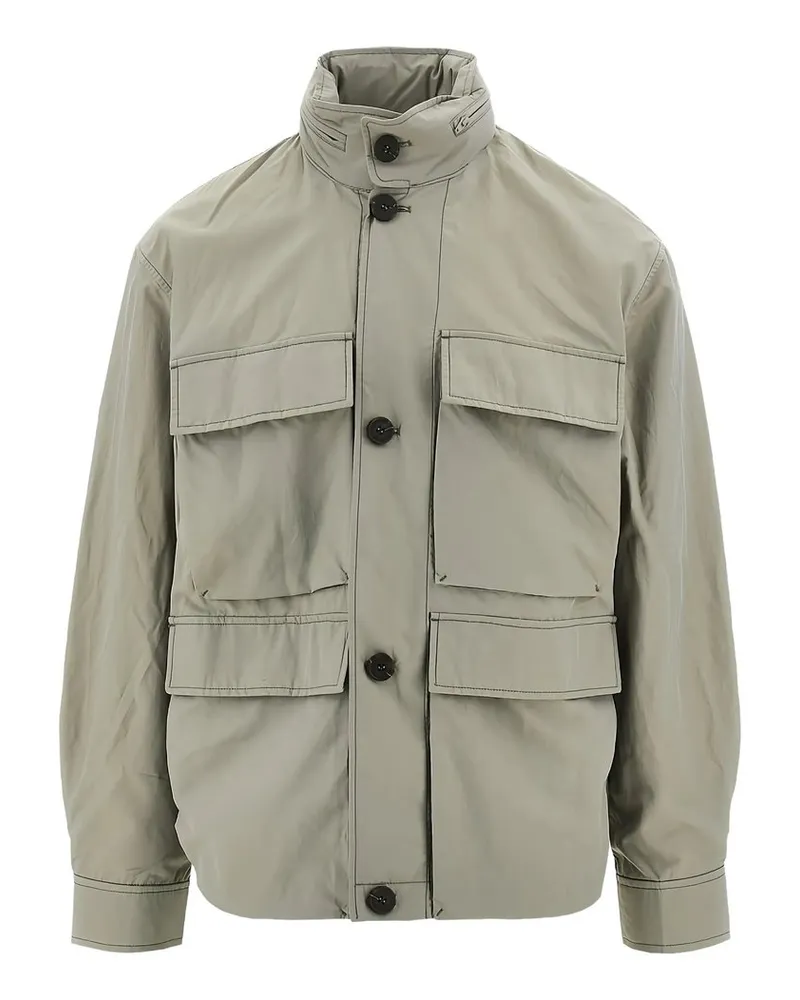 Emporio Armani Blouson Jacket Grau