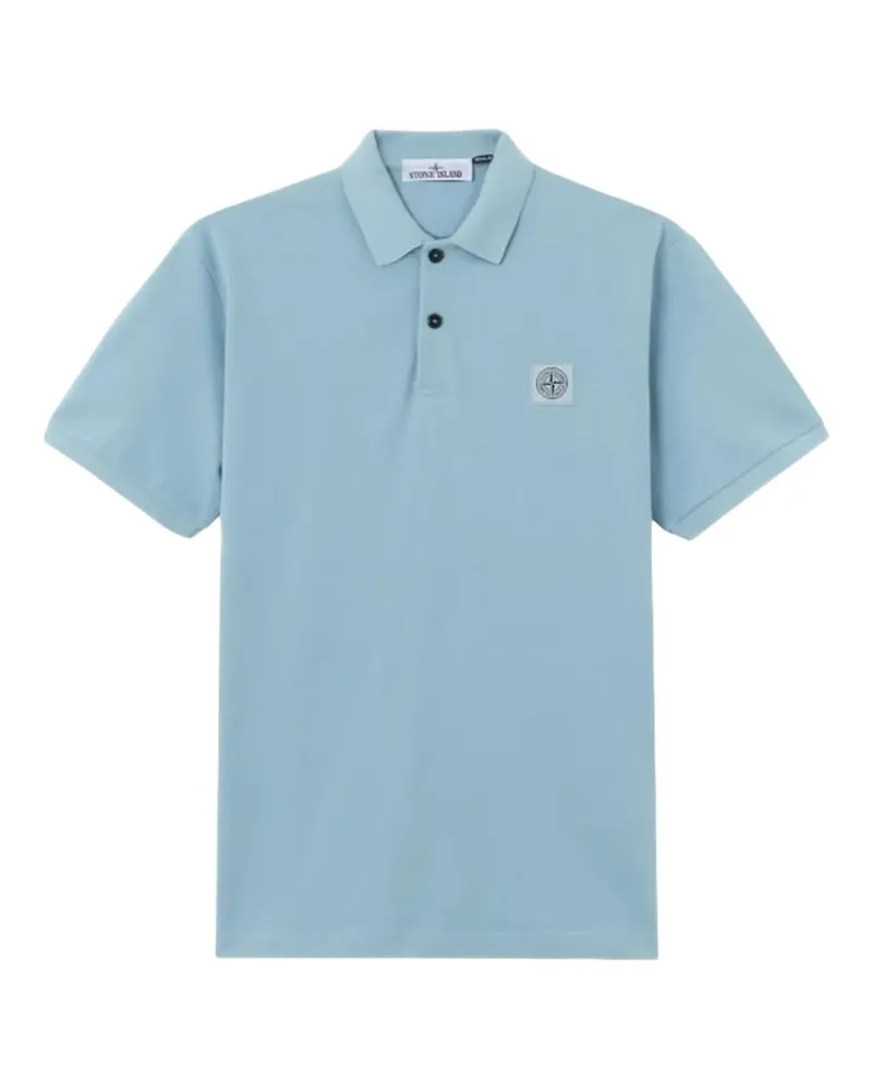 Stone Island Polo M/corta Slim Fit Blau