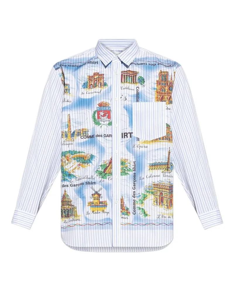 Comme des Garçons Mens Shirt Woven Mehrfarbig