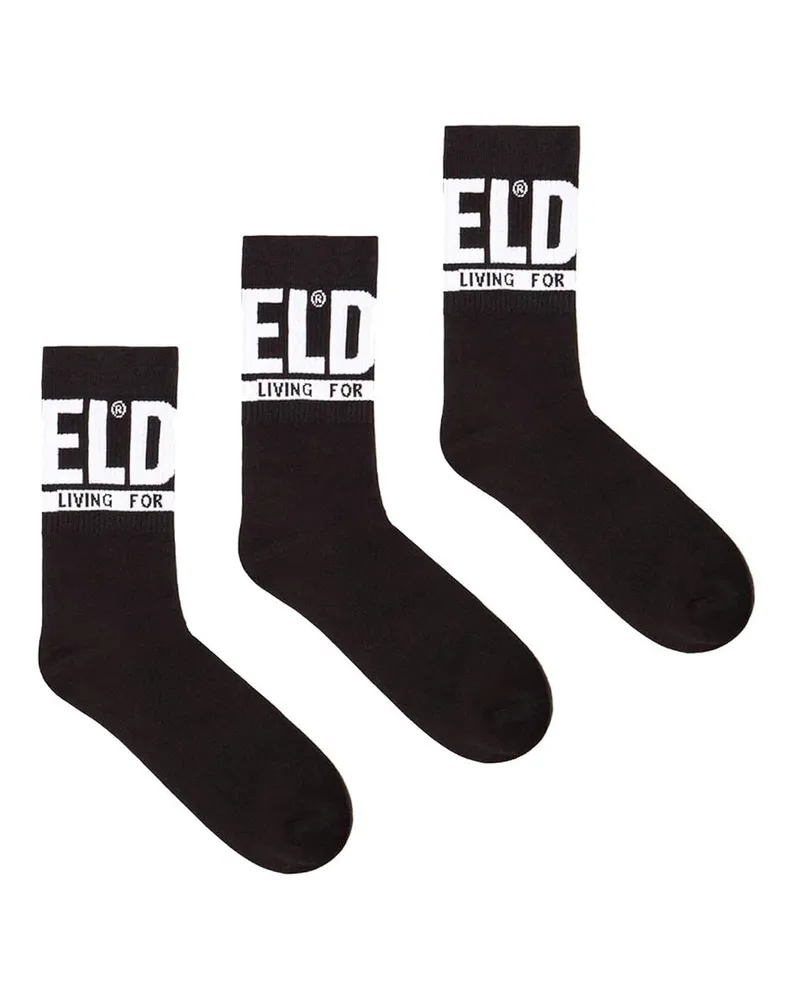 Diesel Socken Schwarz