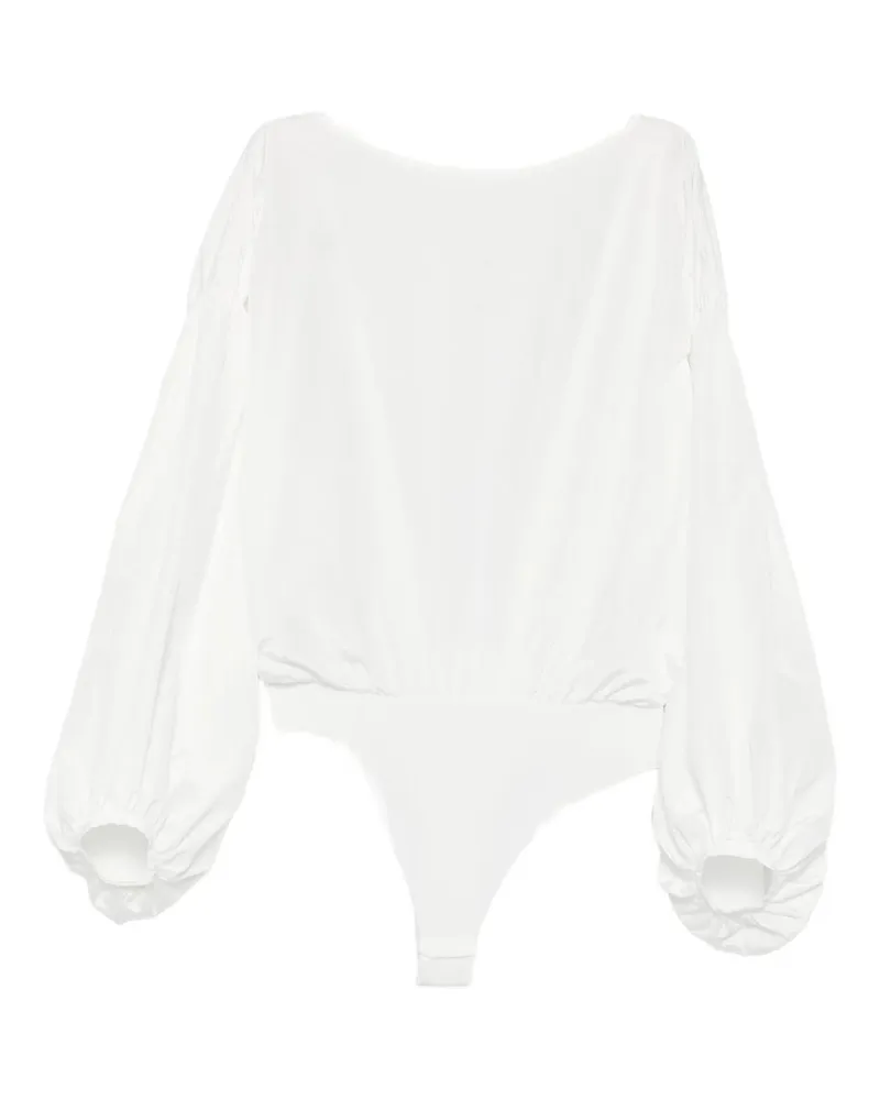 ANDAMANE Clara Bodysuit Open Back Bodysuit Weiß