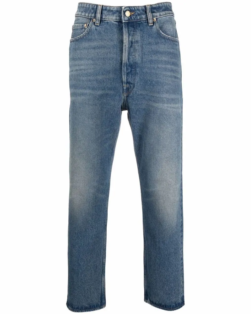 Golden Goose Golden M`s Happy Medium Stone Washed Denim Blau