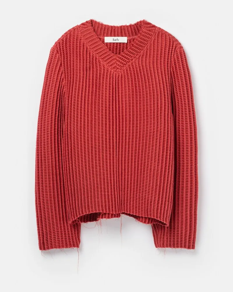Séfr Agustin Sweater Rot